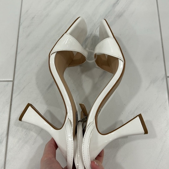 NEW! Steve Madden White Patent Lange Heels - Size 9.5 - Picture 12 of 15